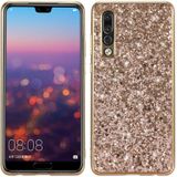 Glitter Powder Shockproof TPU Case for Huawei P30 (Gold)