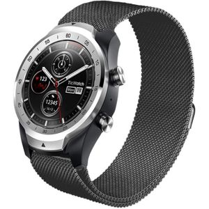 22mm For Huawei Watch GT2e GT2 46mm Milanese metal strap(Black)