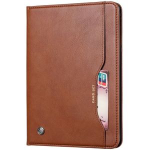 Knead Skin Texture Horizontal Flip Leather Case for Galaxy Tab A 8 2019 P200 / P205  with Photo Frame & Holder & Card Slots & Wallet(Brown)