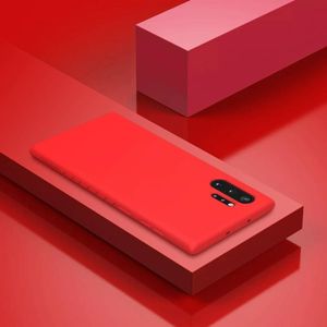 For Galaxy Note 10+ NILLKIN Rubber Wrapped TPU Protective Case(Red)