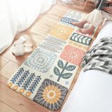 Home Bedroom Carpet Strip Room Bedside Lamb Cashmere Non-slip Mat  Size:40×120 cm(Bloom)