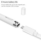 WIWU P339 USB Charging Universal Tablet PC Capacitive Pen Stylus Pen  Compatible with IOS & Android System Devices (White)