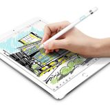 WIWU P339 USB Charging Universal Tablet PC Capacitive Pen Stylus Pen  Compatible with IOS & Android System Devices (White)