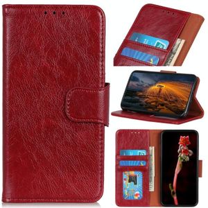 For Nokia 7.3 Nappa Texture Horizontal Flip Leather Case with Holder & Card Slots & Wallet(Red)