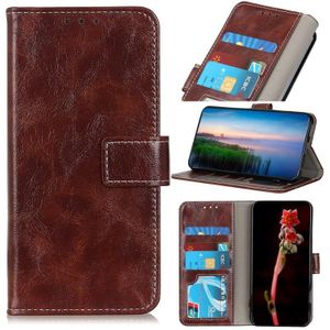 For Motorola Moto G52 4G Retro Crazy Horse Texture Flip Leather Case(Brown)