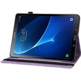 Voor Samsung Galaxy Tab S2 9.7 T810/T815 Big Butterfly Lederen Tablet Case (Purple)