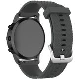 22mm Texture Silicone Wrist Strap Watch Band for Fossil Hybrid Smartwatch HR  Male Gen 4 Explorist HR  Male Sport (Grey)