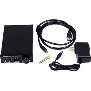 A936 Portable Fiber Coaxial USB Headphone Amplifier Digital Audio DAC Decoder (Black)