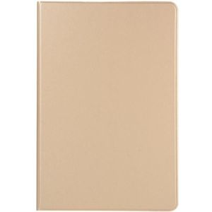 For Samsung Galaxy Tab A7 / T500 Horizontal Flip Elasticity PU + TPU Leather Case with Holder(Gold)