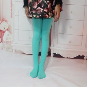Spring Summer Autumn Solid Color Pantyhose Ballet Dance Tights for Kids(Emerald-Green)