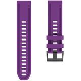 For Garmin Fenix 6S Quick Release Silicone Strap(Purple)