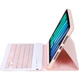 C06B ultradunne snoepkleuren Bluetooth-toetsenbord Tablet Case voor iPad Mini 6  met Stand & Pen Slot (Pink)