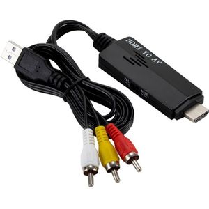 HDMI to RCA 1080P Converter Adapter Cable