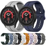 Voor Samsung Galaxy Watch5 Pro 45 mm 20 mm lus siliconen horlogeband