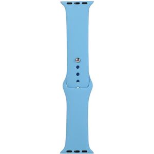 For Apple Watch Series 6 & SE & 5 & 4 40mm / 3 & 2 & 1 38mm Silicone Watch Replacement Strap  Long Section (Men)(Chrysanthemum)