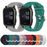 Voor Garmin Venu SQ 20 mm effen kleur zachte siliconen horlogeband