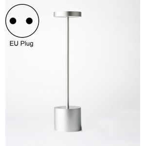 JB-TD003 I-Shaped Table Lamp Creative Decoration Retro Dining Room Bar Table Lamp  Specification: EU Plug(Silver)