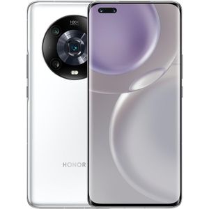 Hono Magic4 Pro 5G LGE-AN10  8 GB + 256 GB  China-versie  Triple Back Camera's + Dual Front Camera's  3D-face id & screen vingerafdrukidentificatie  4600mAh batterij  6.81 inch Magic UI 6.0 (Android 12) Snapdragon 8 Gen 1 Octa Core Tot 2.995GHz  Ne