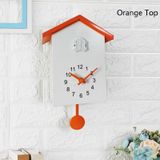 T60 Cuckoo Clock The Bird Reports On The Hour Clock  Colour: Orange Top