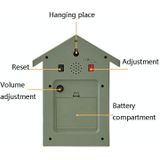 T60 Cuckoo Clock The Bird Reports On The Hour Clock  Colour: Orange Top