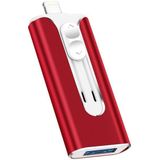 128 GB Micro USB + 8 PIN + USB 2.0 3 in 1 Mobiele telefoon Computer U-Disk