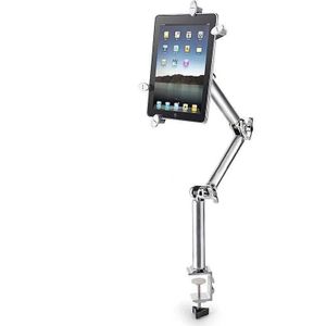 TB-03 Aluminium Tablet PC Stand Lazy Nachtkastje Desktop Vouwen Camera Microfoon Stand (Silver)