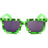 Fashion Sunglasses Action Game Toys Square Glasses(Green)