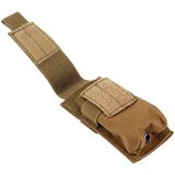 M5 Multifunctional Outdoor Sports Mini Portable Flashlight Protective Cover / Bag  Size: 15 x 4.7 x 2 cm(Brown)