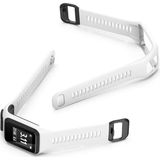 For Tomtom 4 Silicone Replacement Strap Watchband(White)