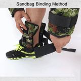 A Pair of Selling Fitness Loading Equipment Ankle Weights Gaiter Sandbags  Adjustable Invisible Running Sports Sandbags  Weight: 5kg