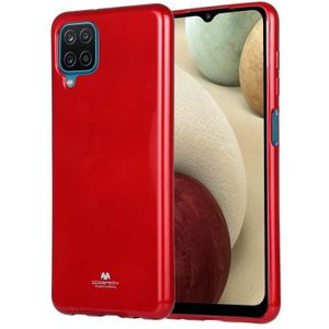For Samsung Galaxy A12 GOOSPERY JELLY Full Coverage Soft Case(Red)