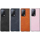 Voor Huawei Mate X2 Cowhide Texture PU-telefooncase