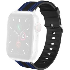 Siliconen vervangbare horlogeband voor Apple Watch Series 6 & SE & 5 & 4 40mm / 3 & 2 & 1 38mm(4)