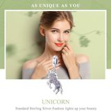 Unicorn DIY Beaded Ladies Bracelet Necklace Accessories S925 Sterling Silver Pendant Beads  Style:Bead
