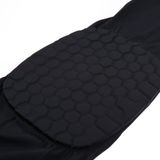 1 PC Beehive Shaped Sports Collision-resistant Lycra Elastic Knee Support Guard  Long Version  Size: L(Black)