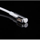 18.5V 4.6A 85W 5 Pin L Style MagSafe 1 Power Charger for Apple Macbook A1222 / A1290/ A1343  Length: 1.7m  EU Plug(White)