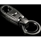 JOBON ZB-071 Men Waist Hang Keychain Simple Car Key Chain Pendant Keychain(Black)