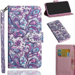 3D Painting Pattern Coloured Drawing Horizontal Flip TPU + PU Leather Case with Holder & Card Slots & Wallet for Huawei P20 Lite / Nova 5i(Spiral Pattern)