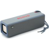 T&G TG271 TWS Subwoofer Bluetooth Speaker With Braided Rope  Support USB/AUX/TF Card/FM(Blue)