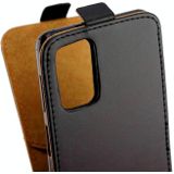 For Samsung Galaxy A52 5G /4G Business Style Vertical Flip TPU Leather Case with Card Slot(Black)