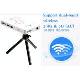 C6 2G+16G Android Smart DLP HD Projector Mini Wireless Projector? AU Plug (White)