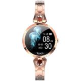 AK15 Fashion Smart Female Bracelet  1.08 inch Color LCD Screen  IP67 Waterproof  Support Heart Rate Monitoring / Sleep Monitoring / Remote Photography (Rose Gold)