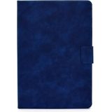 For iPad Pro 11 (2020) & (2018) Cowhide Texture Horizontal Flip Leather Case with Holder & Card Slots & Sleep / Wake-up Function(Blue)
