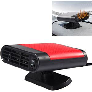 Car Heater Hot Cool Fan Windscreen Window Demister Defroster DC 12V  Purification Version (Red)