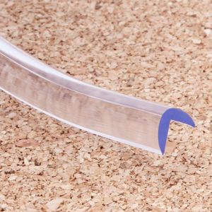 Baby Safety Desk Table Edge Guard Soft Edge Cushion  Length: 1m(Transparent)