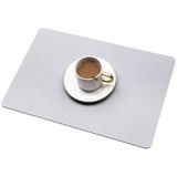 2 STKS PU waterdichte oliebestendige lederen warmte-isolatie placemat