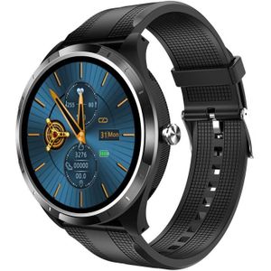 X3 1 3 inch TFT kleurscherm kiststicker slimme horloge  ondersteuning ECG/hartslagmonitoring  stijl: zwarte siliconen horlogeband