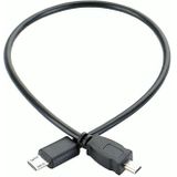 5 stks 30cm Micro USB naar Mini 8 PIN USB OTG Telefoongegevenskabel voor Nikon