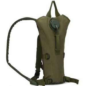Water Bag Military Tactical Hydration Backpack Outdoor Camping Camelback  Nylon Camel Water Bladder Bag For Cycling 3L(ARMY GREEN)