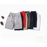 Men Casual Loose 5-pants Shorts (Color:Red Size:XXL)